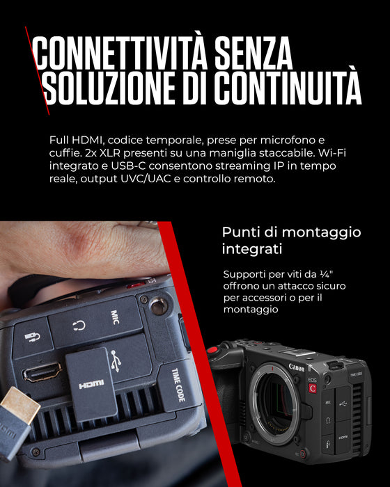 Canon EOS C50 (BODY) - Garanzia Canon Italia