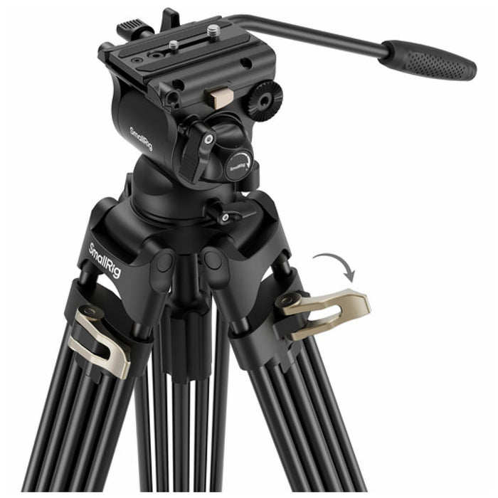 SmallRig Heavy-Duty Fluid Head Tripod Kit AD-01S Art SR4686
