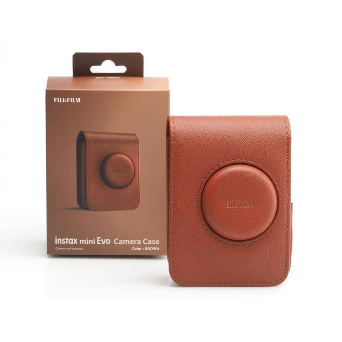 Fujifilm Custodia per Fujifilm Mini Evo Brown fronte