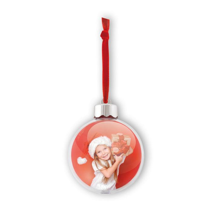 Palla di Natale "Photo Snow Flake" (7,5x7,5) - Art. SF1051