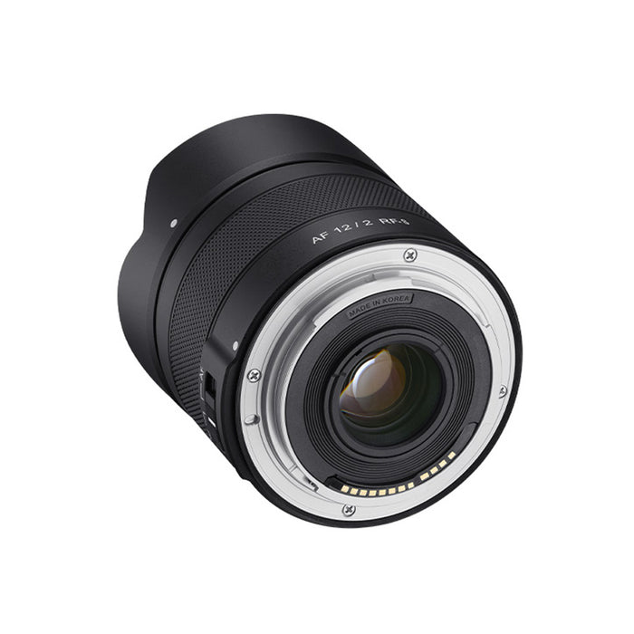 Samyang AF 12mm F2.0 RF-S (Per Canon RF) - Garanzia Fowa Italia retro