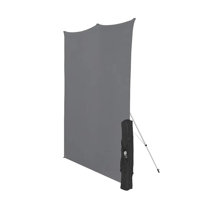 Westcott X-Drop Wrinkle-Resistant Backdrop Kit Neutral Gray 5×7 ft