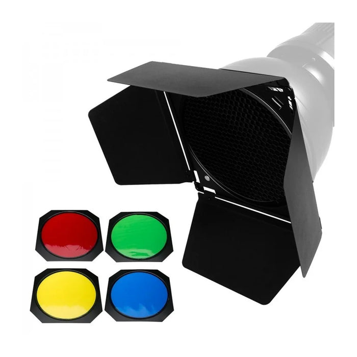 Godox BD-04 Barndoor Kit - griglia e filtri