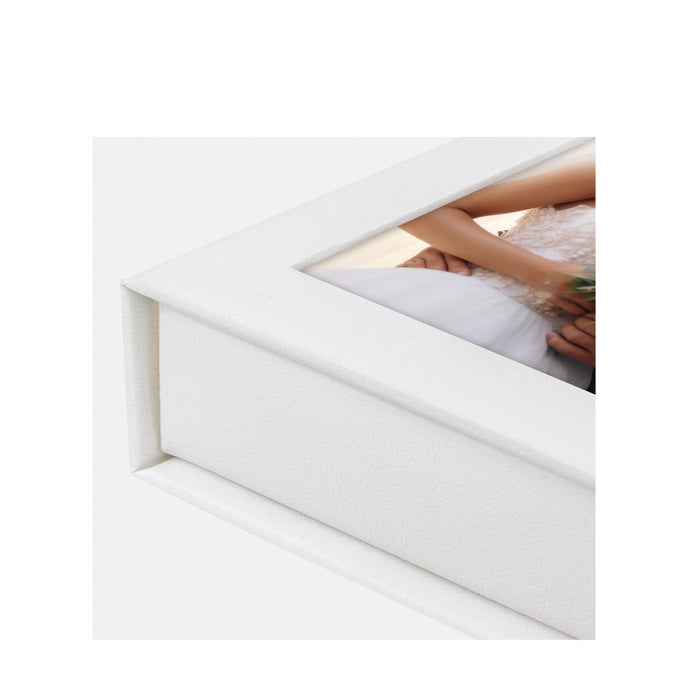 Box USB "Alba White" (11x11x3) - Art. BY94W dettaglio