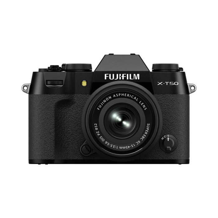 Fujifilm X-T50 + 15-45mm F3.5-5.6 (Black) - Garanzia Fujiiflm Italia
