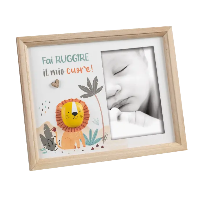 Portafoto Mascagni 13×18 in legno naturale