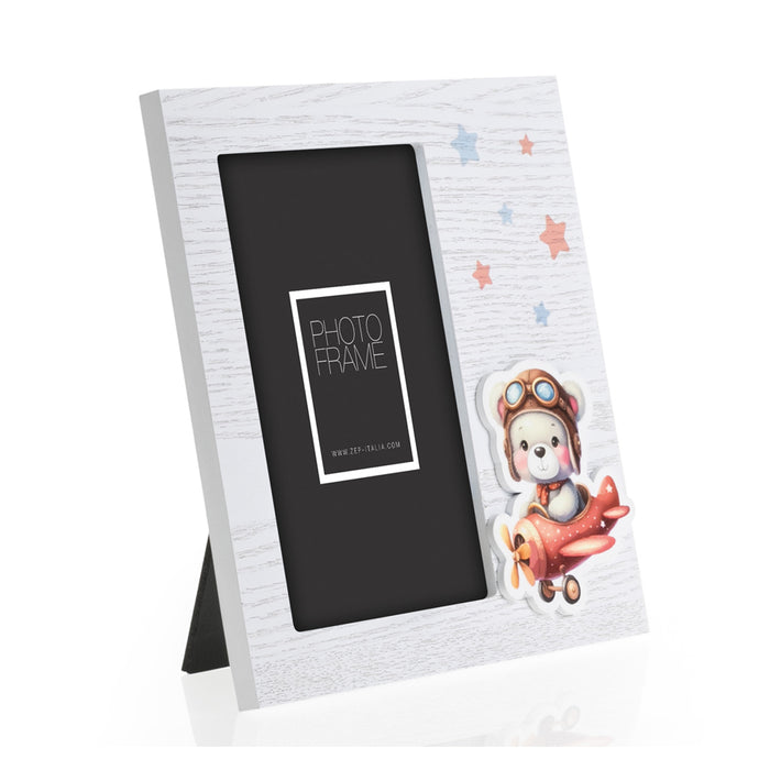 Cornice in legno "Colin Blue" (10x15) - Art. ER646B montato