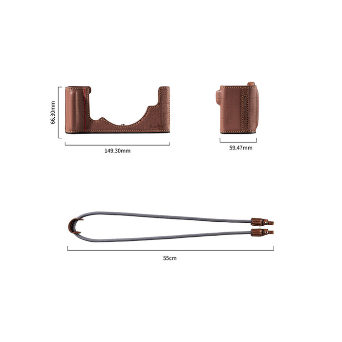 SMALLRIG 5096 LEATHER CASE BROWN X NIKON ZF