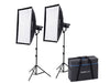 Nanlite FS-150B Kit con 2 Stativi + 2 Led + 1 Borsa kit aperto