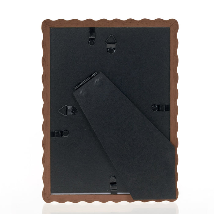 Cornice in legno con passepartout "Lione Brown" (10x15-15x20) - Art. VM568B retro