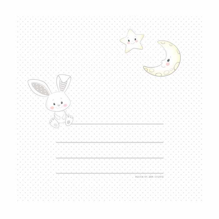 Album con pagine in cartoncino bianco "Fred Blue" 20 fogli (24x24)/30 fogli (32x32) - Art.DF2420B/DF3230B