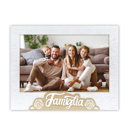 Cornice in legno "Famiglia" (15x20) - Art. EA3768 fronte