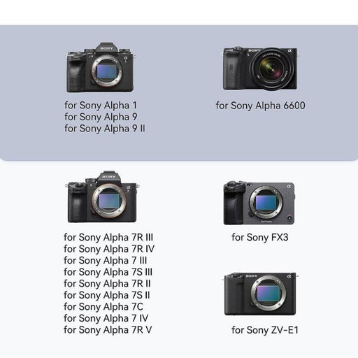Smallrig batteria NP-FZ100 - Art. SR4265B compatibilità
