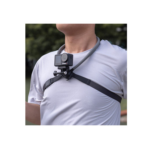 Pgytech GM-153 Supporto da Collo per action cam montato