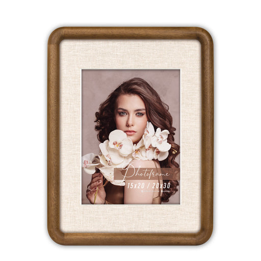 Cornice in legno con passepartout "Marsiglia" 15x20/20x30