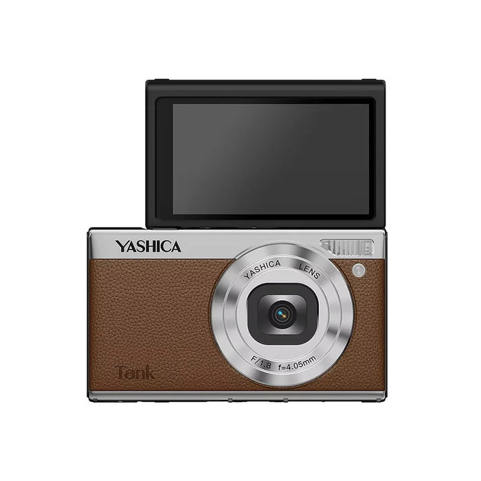 YASHICA Tank Compact Digital Camera (Brown)