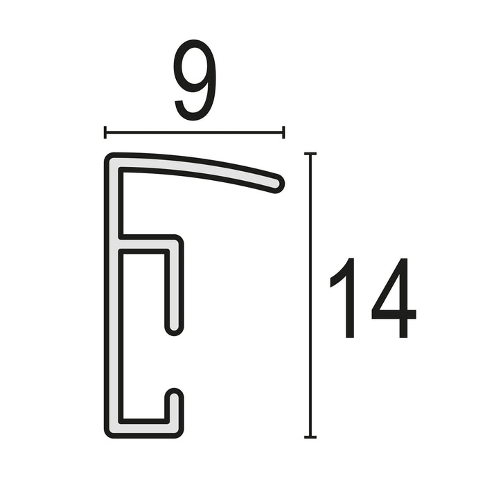 Zep Cornice Basic Frame Gold 10x15 Art KG1