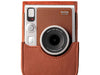 Fujifilm Custodia per Fujifilm Mini Evo Brown in uso