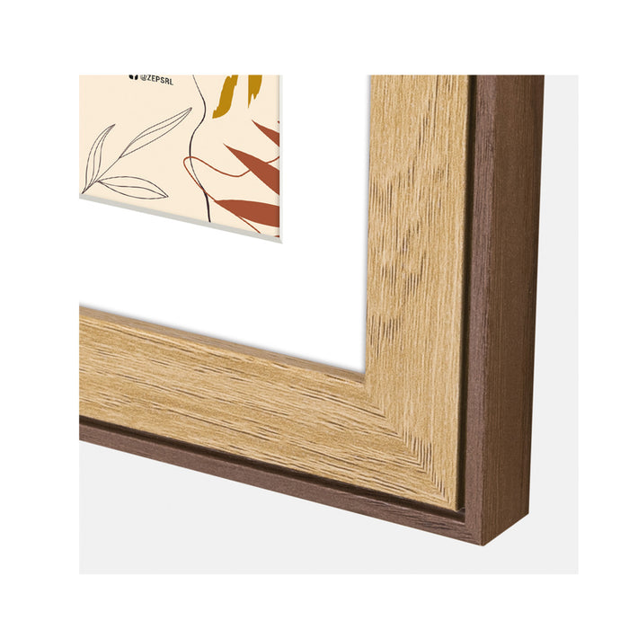 Cornice multipla in legno "Lugo 4Q" (4x10x15) - Art. YH473 dettaglio2