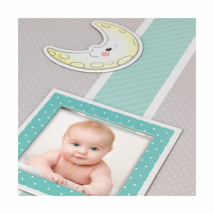 Album con pagine in cartoncino bianco "Fred Blue" 20 fogli (24x24)/30 fogli (32x32) - Art.DF2420B/DF3230B