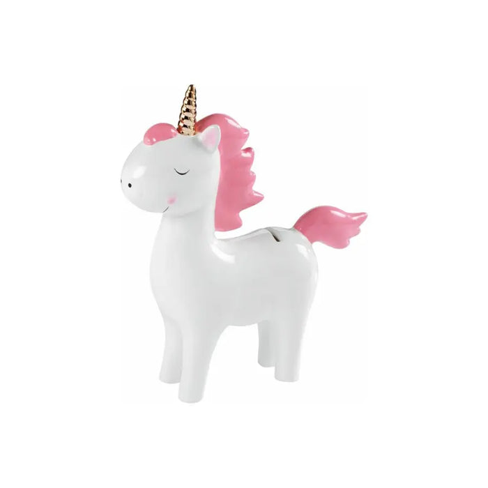 Mascagni salvadanaio in ceramica colorata celeste/rosa - Art. A866