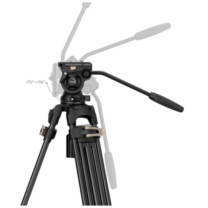 SmallRig Heavy-Duty Fluid Head Tripod Kit AD-01S Art SR4686