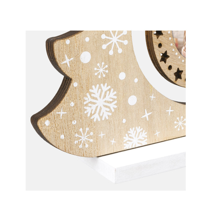 Cornice in legno "Lothar Brown" (6x6) dettaglio2