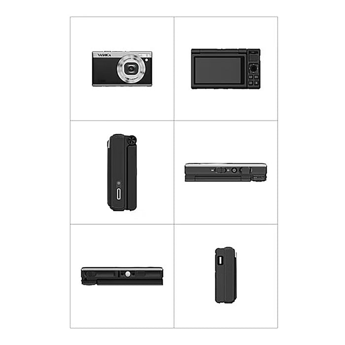 YASHICA Tank Compact Digital Camera (Black)