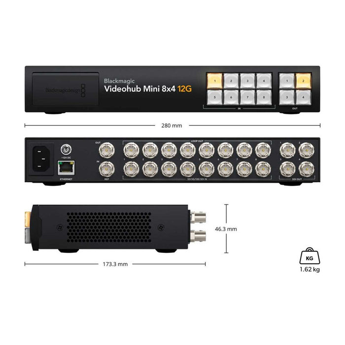 black-magic-video-hub-mini-8x4-specifiche-tecniche