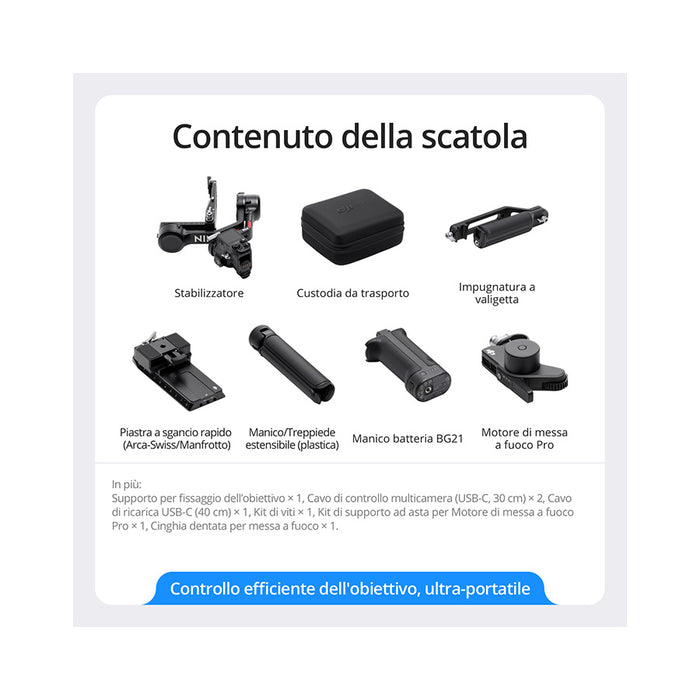 DJI RS4 (Combo) - Garanzia DJI