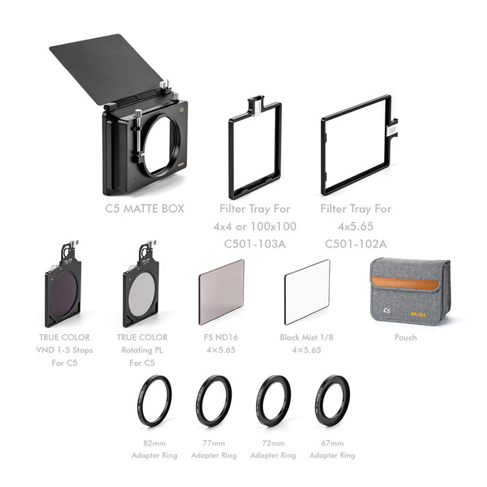 Nisi C5 Matte Box Cinema Kit accessori
