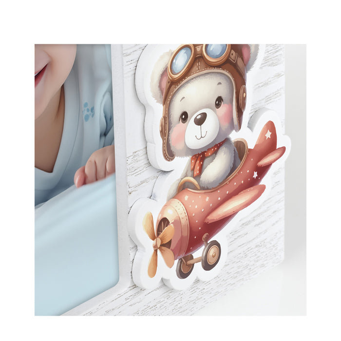 Cornice in legno "Colin Blue" (10x15) - Art. ER646B dettaglio2