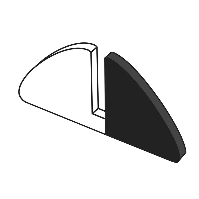 Trux 4 supporti per pannelli di polistirolo b/n (Per 2 pannelli)