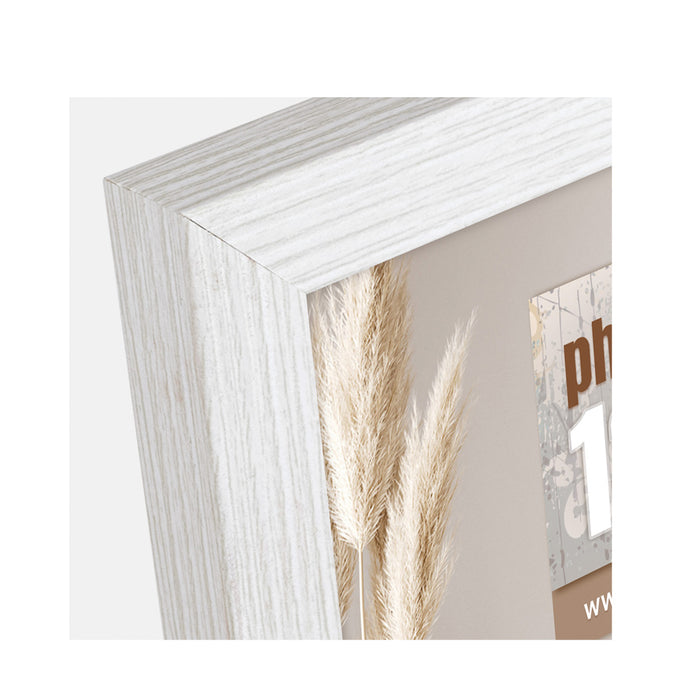 Cornice in legno "Halle White" bordo 2