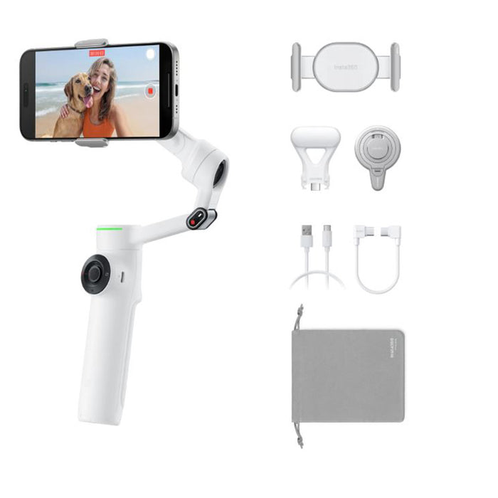 Insta360 Flow 2 Pro (Creator Pack) Bianco pack
