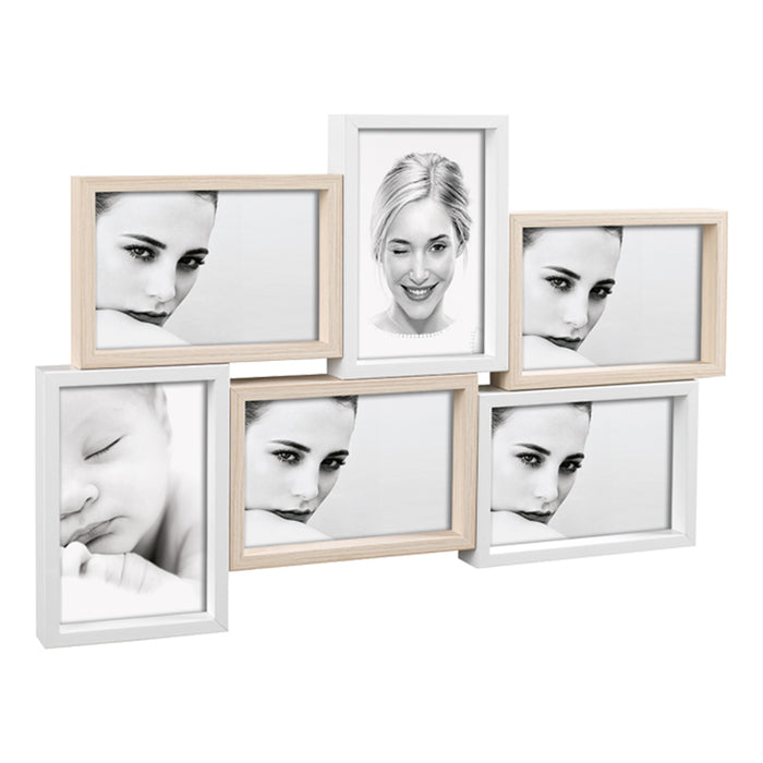 Mascagni cornice multipla in MDF (6x10x15) - Art. A1855-6