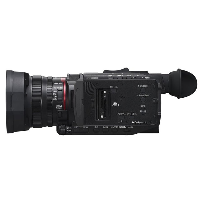 Panasonic HC-X1600E - Garanzia 4 anni Fowa Italia laterale