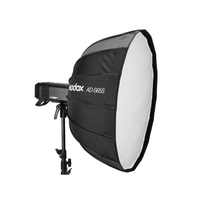 Godox AD-S65S Softbox Parabolico Argento da 65cm (Attacco Godox Mount)