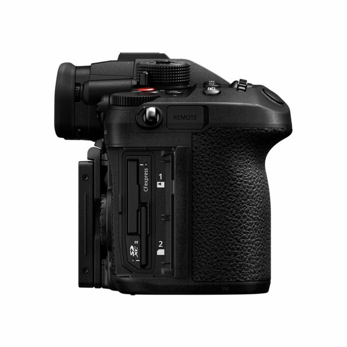 Panasonic GH7 + 12-60mm F2.8-4 Leica (7GH7LE) - Garanzia Fowa Italia schede e vano porta batteria