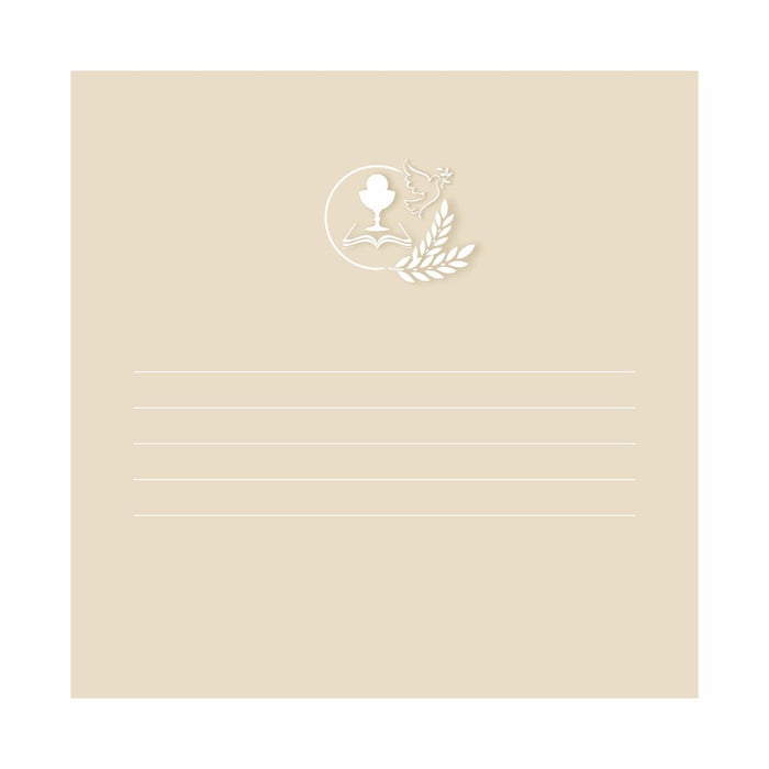 Album con pagine in cartoncino bianco "Comunion 13" 20 fogli (24x24)/20 fogli (31x31) - Art. CS242420/CMS313120