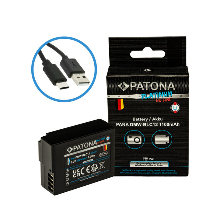 Patona DMW-BLC12 (con inut usb-c)