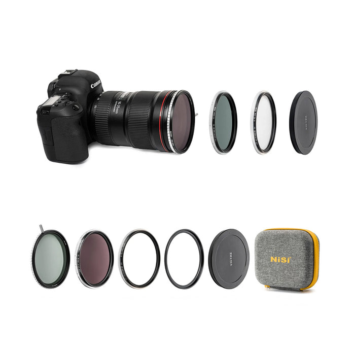 Kit NiSi Swift VND Mist 1-9 Stops (1-5 Stops VND, 4 Stop ND, Black Mist 1/4) 67mm/72mm/77mm