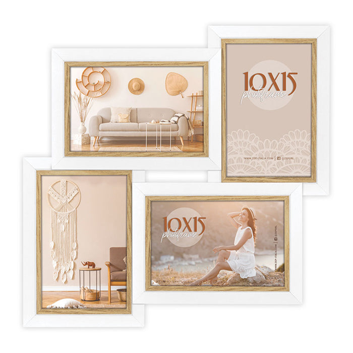 Cornice multipla in legno "Ayas 4Q" (4x10x15) - Art. CV442