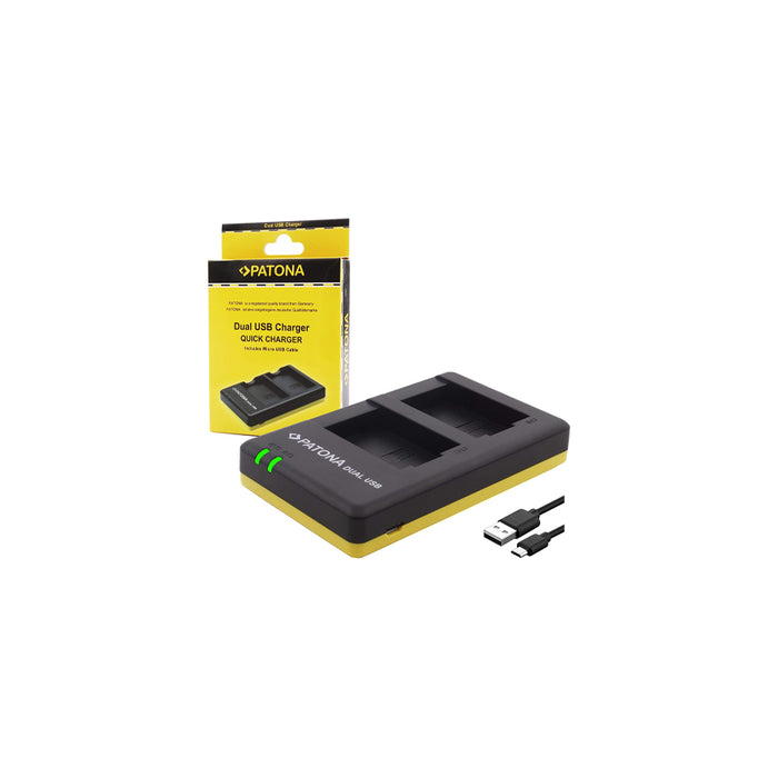 Patona caricabatterie doppio (per EN-EL14)