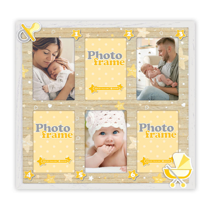 Cornice multipla in legno "Lucas" (6x7x10) - Art. VG678