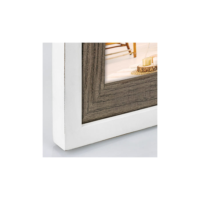 Cornice multipla in legno "Arlon Brown 2Q" (2x10x15) - Art. NQ22B