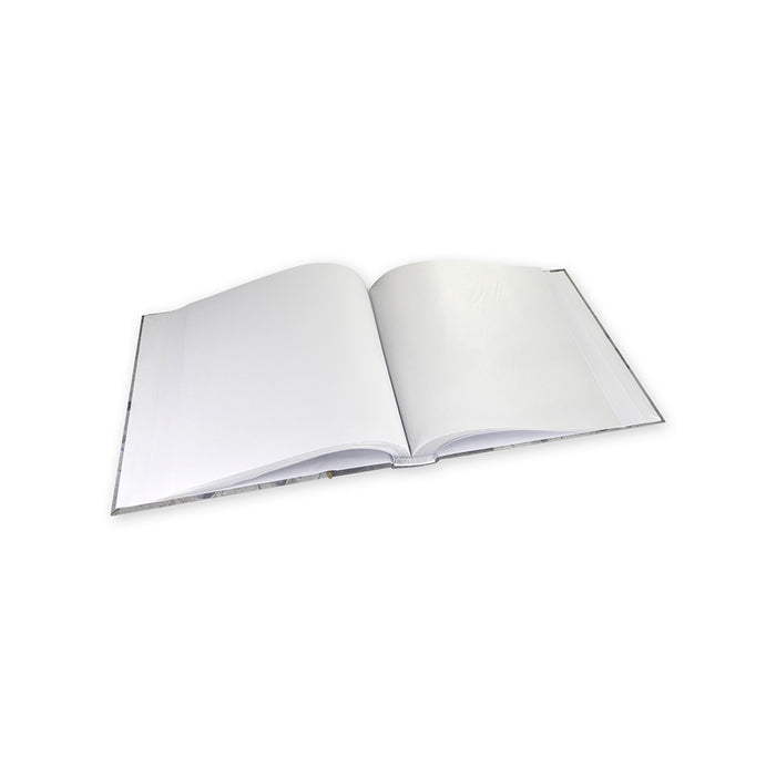 Album con pagine in cartoncino bianco "Garden Blue" 20 fogli (24x24)/50 fogli (32x32) - Art. GD242420B/GD323250B