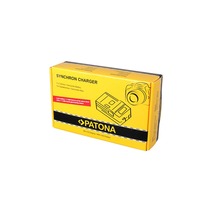 Patona Caricabatterie Singolo con Display (per NP-FZ100)