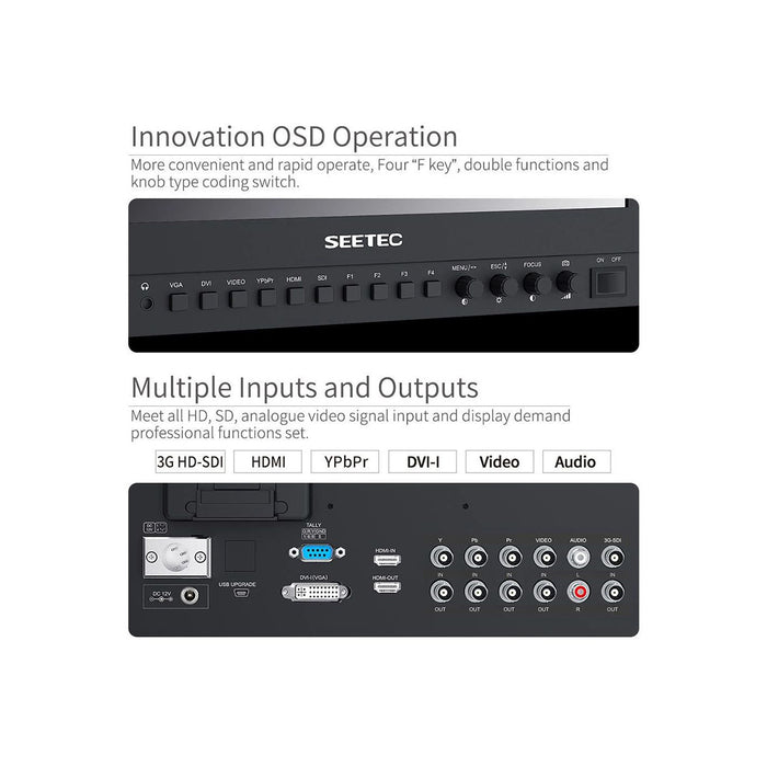 Seetec Monitor 13.3" IPS Full HD