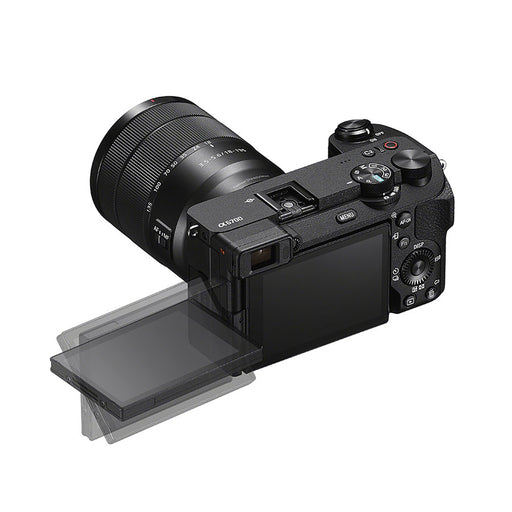 sony-a-6700-con-obiettivo-18-135-mm-oss-display